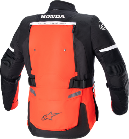 Alpinestars Honda Bogotà Pro Drystar® motorcycle jacket in red and black, large size, featuring protective armor and durable fabric.
