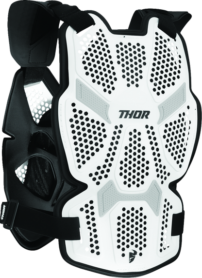 THOR, THOR Sentinel Pro Guard White XS/S - Lightweight Impact Protection with Ventilated Comfort Liner