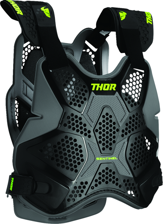 THOR, THOR Sentinel Pro Guard Black XS/S with Ventilated Comfort Liner and Impact Protection