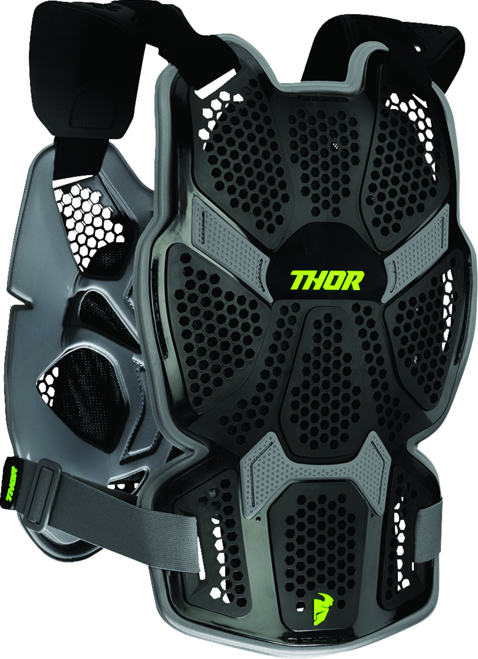 THOR, THOR Sentinel Pro Guard XL/2XL Black - Lightweight Impact Protection with Ventilation