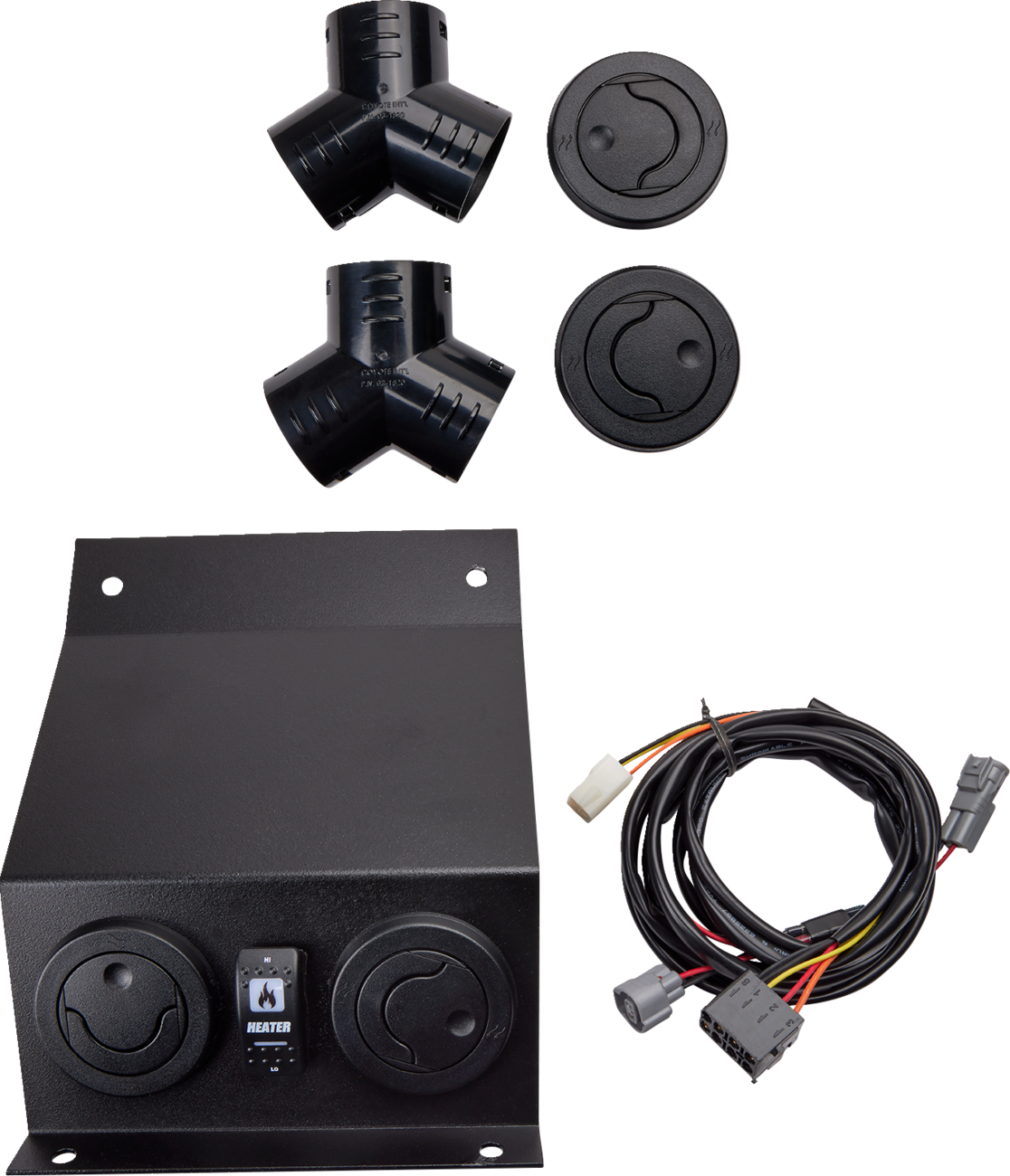 MOOSE OFFROAD UTV Cab Heater - Can-Am Z4621, 12V Universal Kit with Radiator Hose Compatibility
