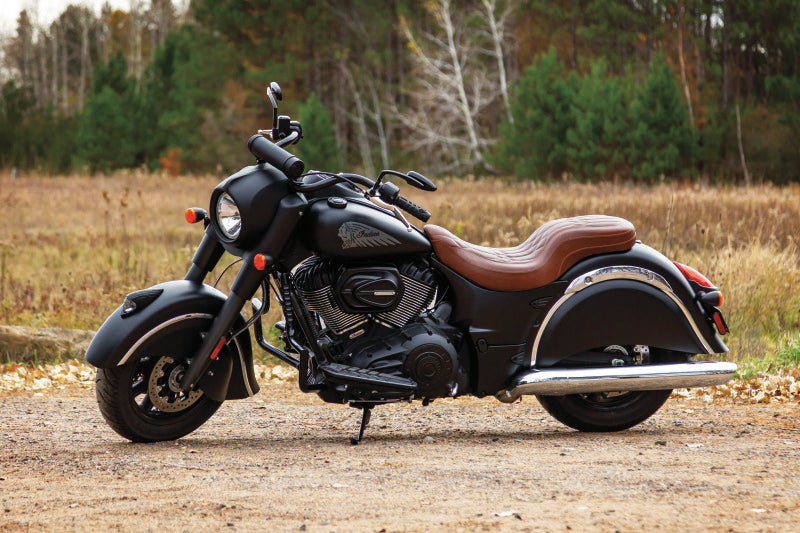 Kuryakyn Teardrop Mirrors in satin black with convex glass, streamlined aluminum design for improved rear visibility on motorcycles.