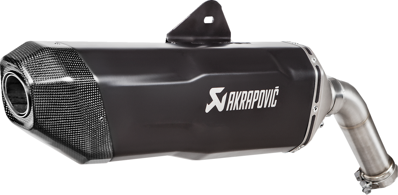 AKRAPOVIC Slip-On Line Muffler for BMW - Titanium with Black Coating, Part S-B9SO3-HFBFCTBL