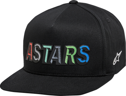 Alpinestars Candy Hat in black, one size, featuring a stylish design with the Alpinestars logo on the front.