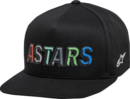 Alpinestars Candy Hat in black, one size, featuring a stylish design with the Alpinestars logo on the front.