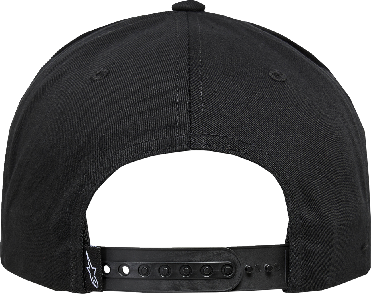 Alpinestars Candy Hat in black, one size, with the Alpinestars logo visible, made from soft fabric for casual wear.