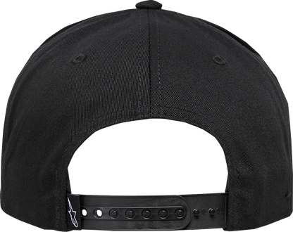 Alpinestars Candy Hat in black, one size, with the Alpinestars logo visible, made from soft fabric for casual wear.