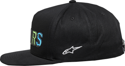 Alpinestars Candy Hat in black, one size, featuring the brand logo on the front and a casual, sporty design.