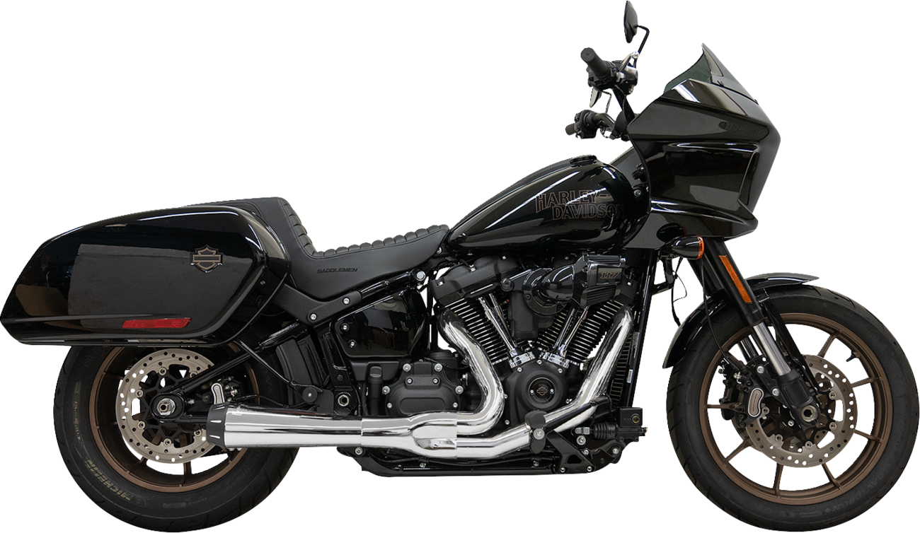 Bassani Xhaust 2-into-1 Road Rage III Exhaust System - Chrome, Model 1S81RE