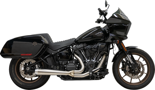 BASSANI XHAUST Road Rage III stainless steel 2-into-1 exhaust system, part number 1S81SSE, showing the sleek exhaust pipes and muffler