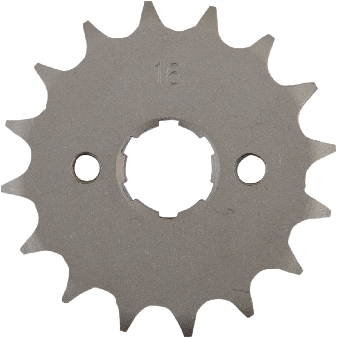 Honda countershaft sprocket by Parts Unlimited, 16-tooth replacement part for motorcycle drivetrain system.