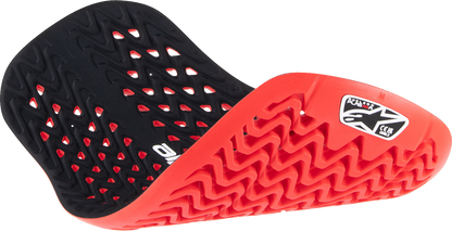 Alpinestars Nucleon Plasma back protector insert in large size, red and black, designed for motorcycle safety gear.