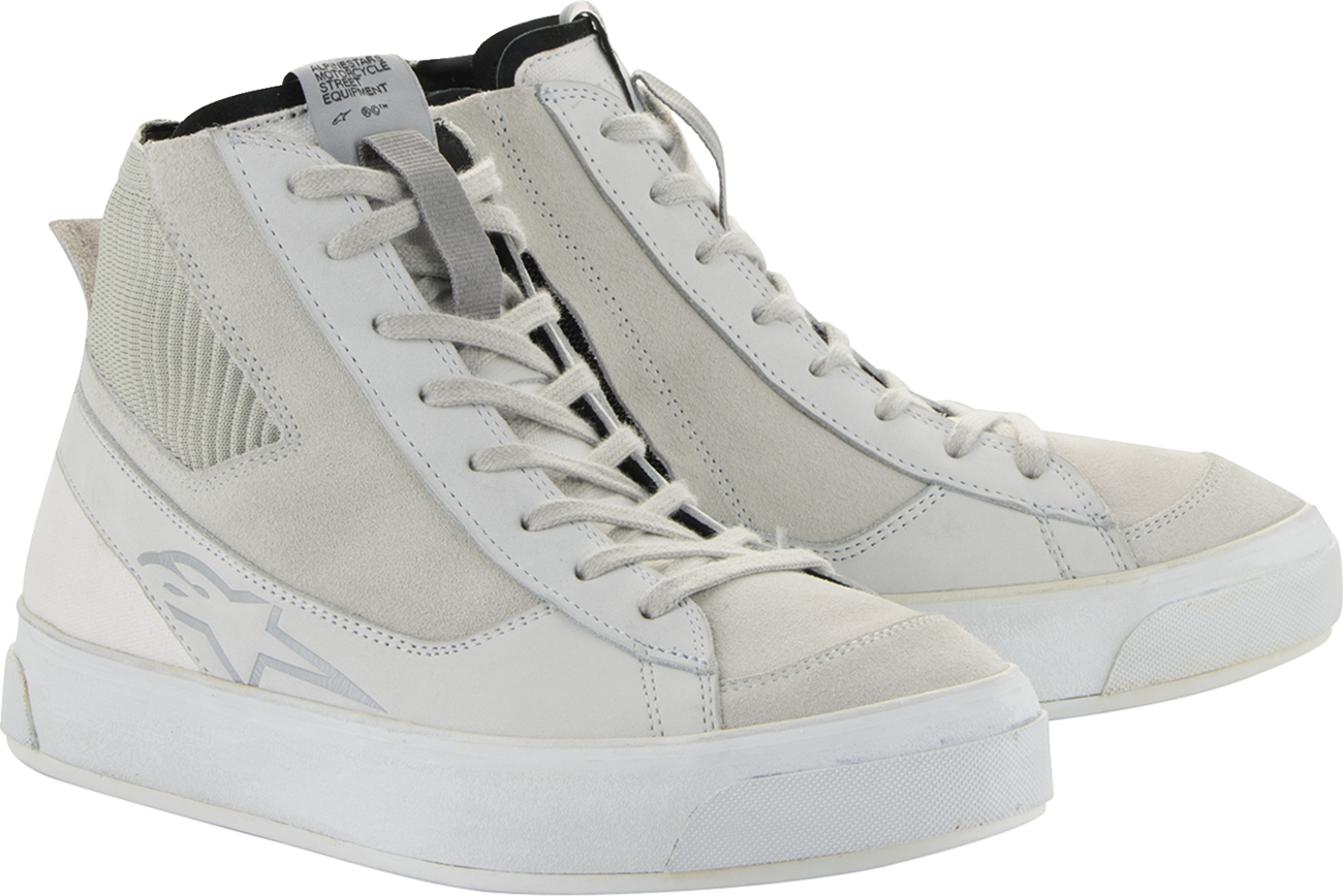 Alpinestars Stella Stated Podium women's white urban riding sneakers, US size 7.5, styled with sporty design and casual look.