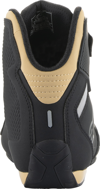 ALPINESTARS, Alpinestars Stella Sektor Women's Motorcycle Shoes - Black/Champagne US 9 / EU 41, Part 2515719-1090-9