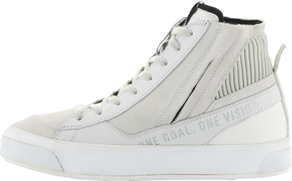 Alpinestars Stella Stated Podium Women's urban riding sneakers in white, US 7.5, EU 39, with sporty design and lace-up style.
