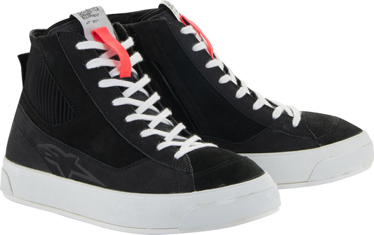 Black Alpinestars Stella Stated Podium Shoes in US 11 / EU 43.5, showing the sporty design and branding details.