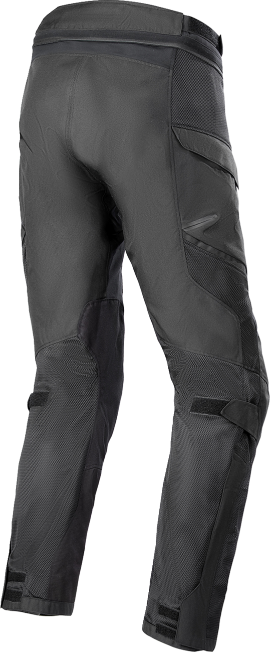 Black Alpinestars Andes Air Drystar® motorcycle pants in size XL, featuring durable protective materials and ventilation.
