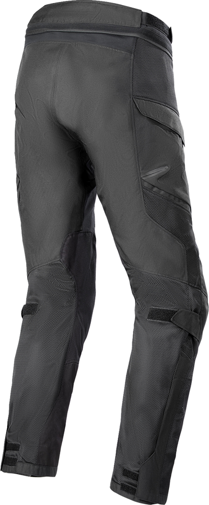 Black Alpinestars Andes Air Drystar® motorcycle pants in size XL, featuring durable protective materials and ventilation.