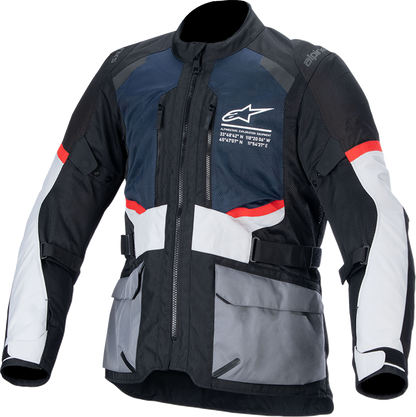 ALPINESTARS, Alpinestars Andes Air Drystar® Jacket - Deep Blue/Black/Ice Gray, XL (Part #3207924-7029-XL)