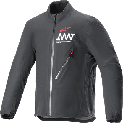 Alpinestars AMT Storm Gear Drystar XF waterproof motorcycle riding jacket in medium, designed for extreme wet conditions.