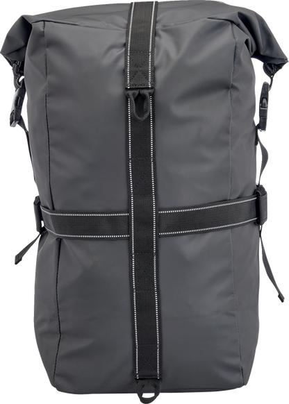 Black BILTWell EXFIL-60 Dry Bag Gen 2 by Bill's Exhausts, durable waterproof bag for outdoor gear storage.