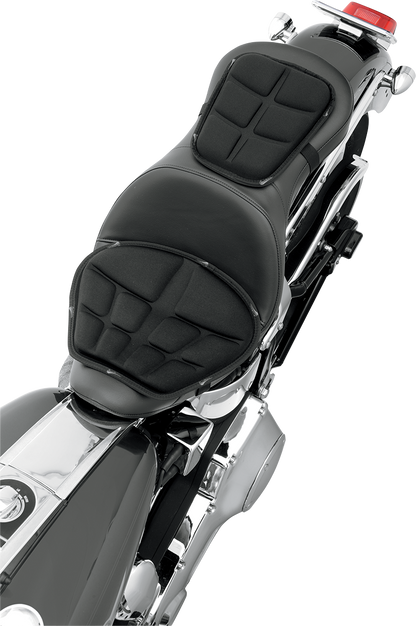 Bill's Exhausts SADDLEMEN Memory Foam Gel Pad seat in medium size, with cushioned gel and memory foam comfort for motorcycle or bike seats.