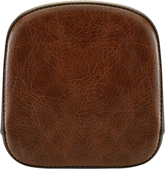 SADDLEMEN Tall Sissy Bar Pad - Lariat - Distressed - Brown - FL '99-'23 40741 - Howling Moto