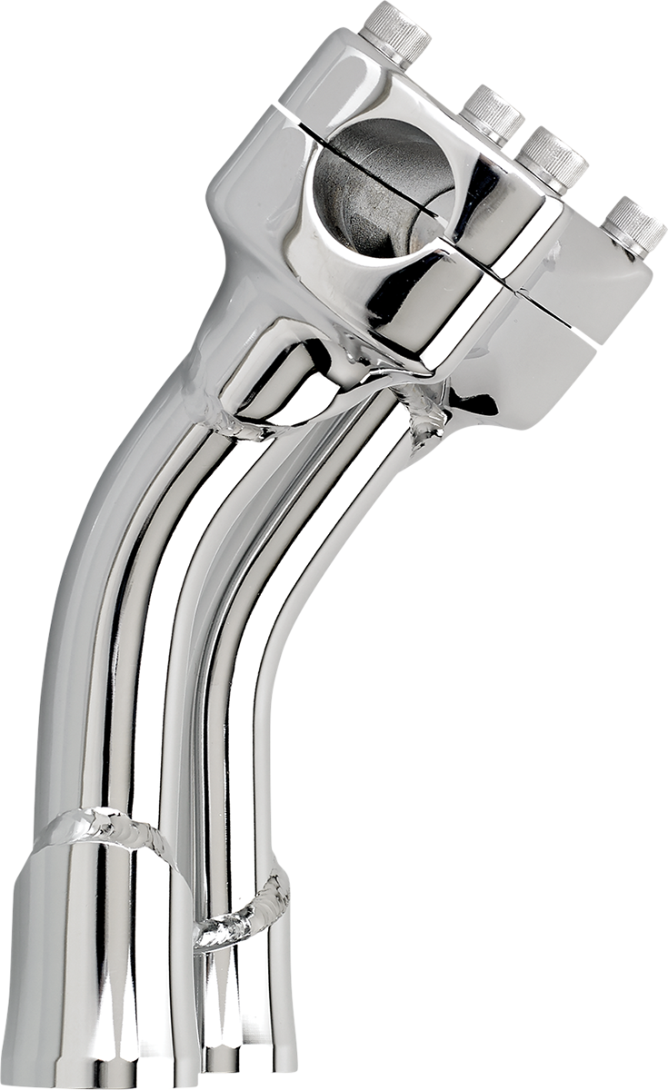 BILTWELL Risers - Murdock - Oversized - Pullback - 6" - Chrome 6414-105-06 - Howling Moto
