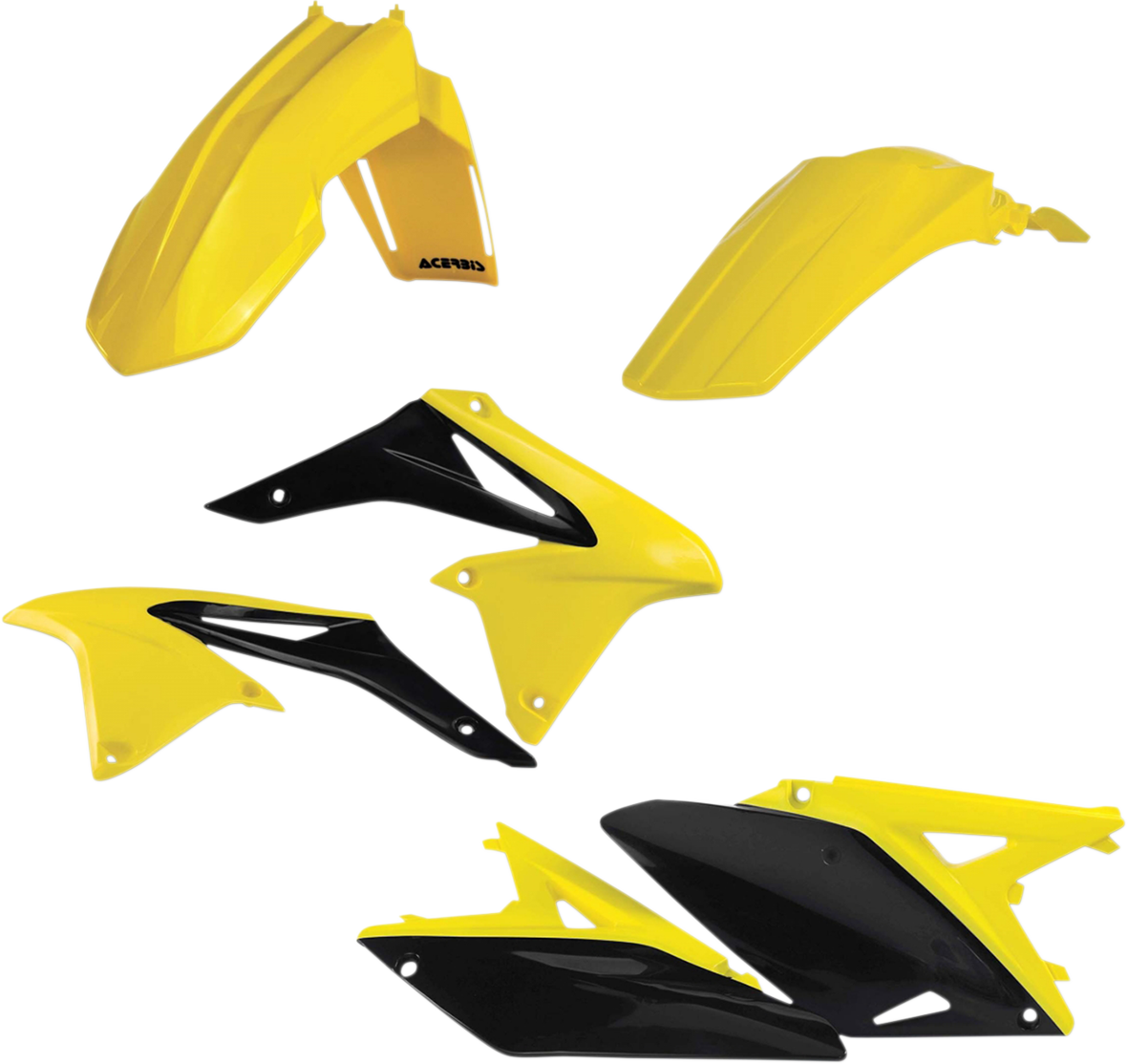 Acerbis OEM 2017 standard replacement body kit for motorcycles, featuring durable body panels and components.
