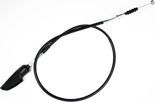Black vinyl clutch cable by MOTION PRO, model 05-0134, designed for motorcycle clutch performance and durability.