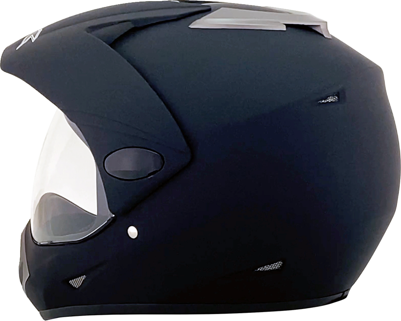 Bill's Exhausts AFX FX-37X helmet in matte black, XL size, with aerodynamic design and clear visor for motorcycle riding.