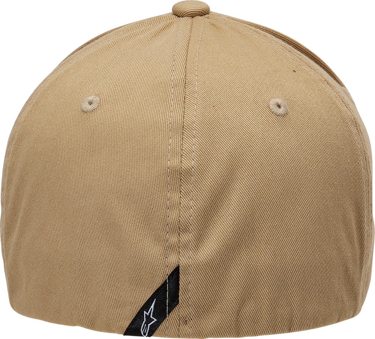 Alpinestars Ageless Curve Hat in Sand and Black, small/medium size, with curved brim and adjustable strap, displayed on a neutral background.