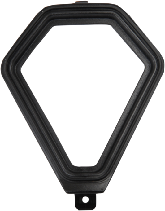 Black ICON Airflite™ helmet mouth vent, motorcycle helmet part by Bill's Exhausts, shown with close-up of vent opening and branding.