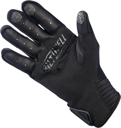 Black BILTWELL Bridgeport Gloves in 2XL size from Bill's Exhausts, showcasing durable motorcycle glove design.