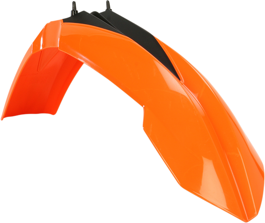 ACERBIS Front Fender - Orange/Black 2314220237 - Howling Moto