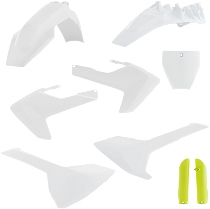ACERBIS Full Replacement Body Kit - OEM White/Yellow 2686466812 - Howling Moto