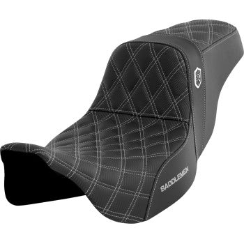 SADDLEMEN Pro Series SDC Performance Seat - without Backrest - Silver Stitch - FLH/FLT '08-'23 SC80807SIL - Howling Moto