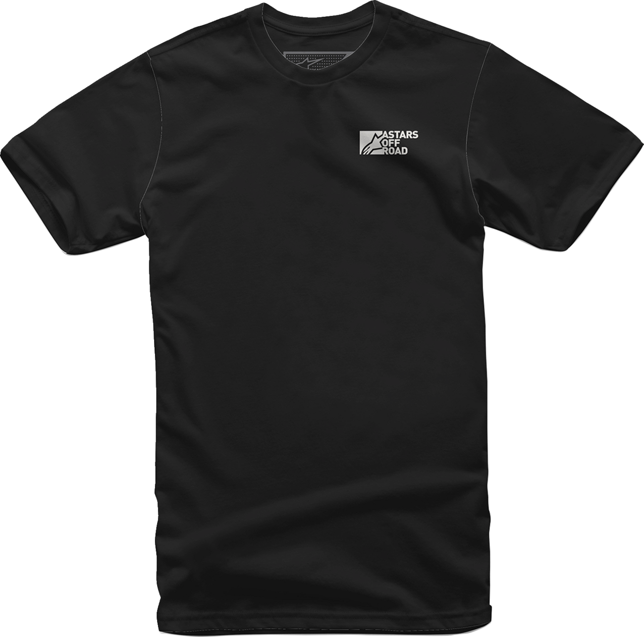Black ALPINESTARS painted T-shirt in XL, featuring bold graphic design, made by Bill's Exhausts.