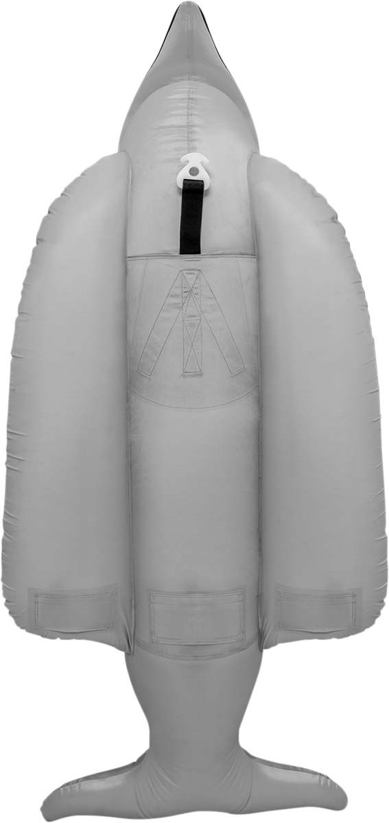 Bill's Exhausts Dolphin Riding Tube water toy, inflatable towable tube featuring a dolphin design for water fun and adventure.