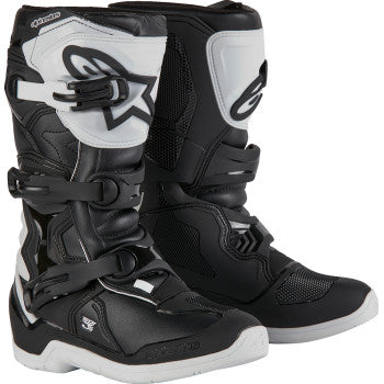 ALPINESTARS Youth Tech3S Boots - Black/White - US 5 2014024-21-5 - Howling Moto
