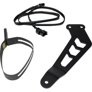 Akrabovic fitting kit for Yamaha MT-09 2021-2023, includes metal fittings and mounting hardware, compatible with Bill's Exhausts.
