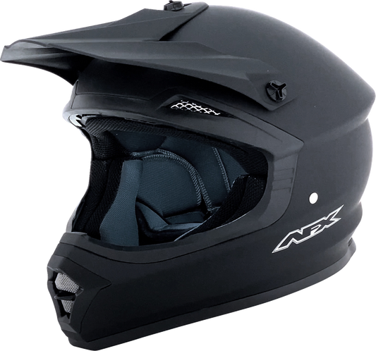 Bill's Exhausts AFX FX-15 helmet in matte black, 2XL size, showing the full helmet with aerodynamic design and matte finish.