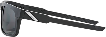 100% Type-S Sunglasses - Black - Smoke 61032-100-57 - Howling Moto