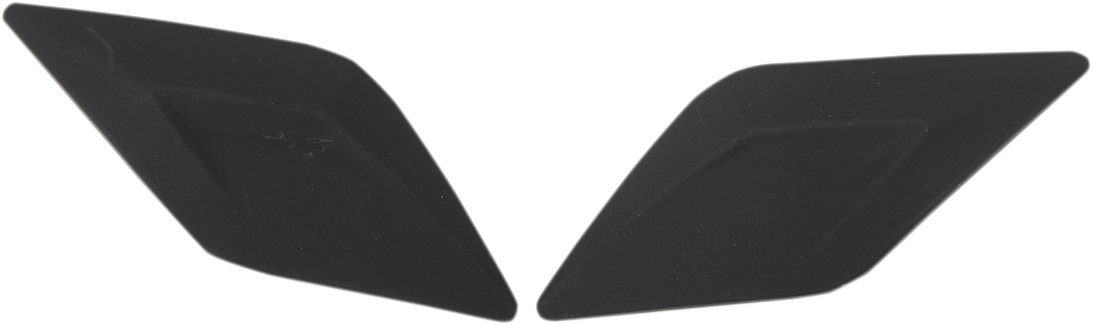Bill's Exhausts ICON Airflite™ Forehead Switch Rubatone helmet part, close-up view of the forehead switch with textured finish