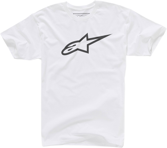Alpinestars Ageless T-Shirt in white and black, 2XL, casual short-sleeve T-shirt with brand logo on front.