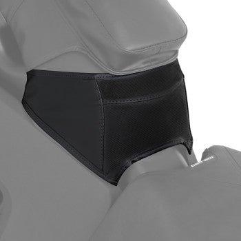 Show Chrome Tank Bra for Can-Am Ryker, ballistic style with black finish, designed by Bill's Exhausts for added protection and style.