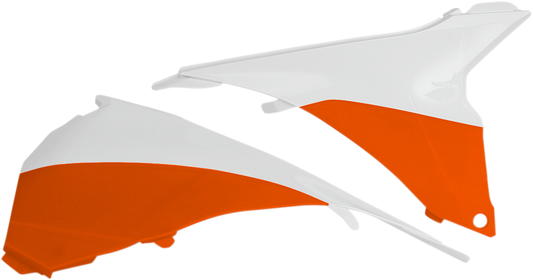 ACERBIS Airbox Cover - White/Orange 2314291088 - Howling Moto