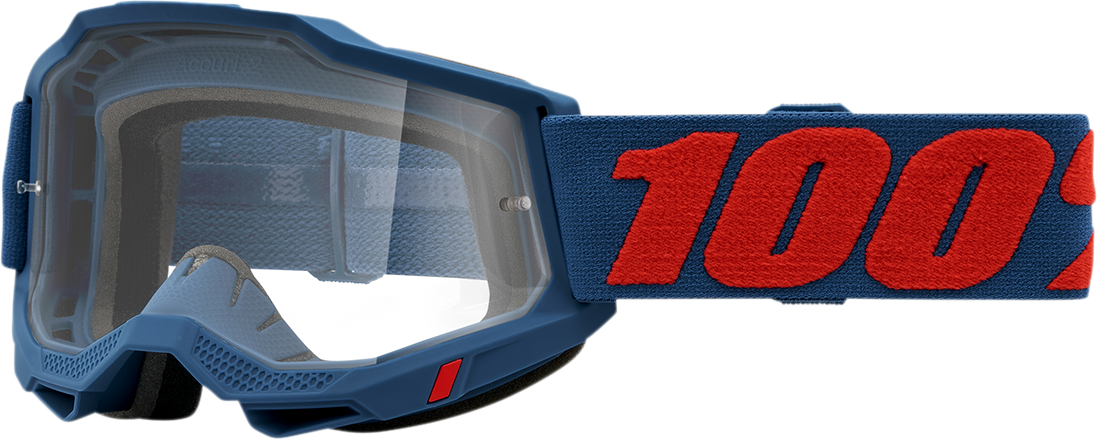 100% Accuri 2 Goggles - Odeon - Clear 50013-00010 - Howling Moto