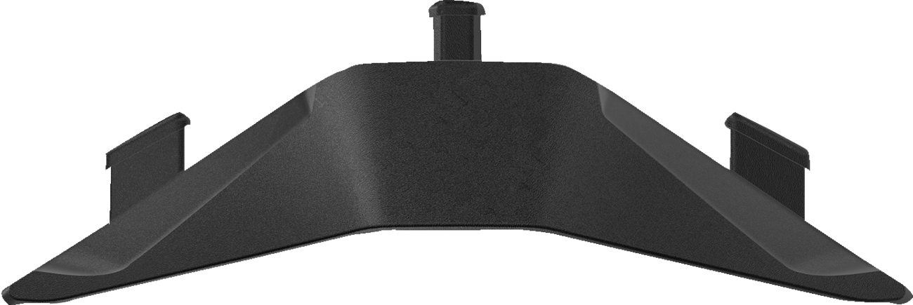 Black SCOTT Prospect Nose Guard for motocross helmets, featuring adjustable straps and durable protective material.