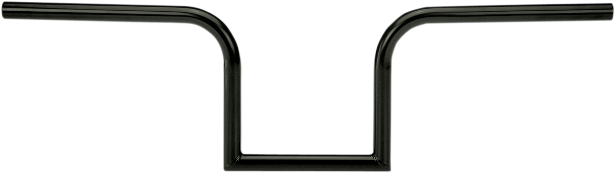 Black BILTWELL Frisco handlebar for motorcycles, featuring a sleek, curved design with mounting points visible.